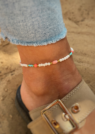 Bracelet Gemini zodiac silver balls