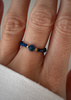 Pierścionek elastyczny lapis lazuli