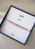 Birthstone Bracelet for July Gold-Plated Silver