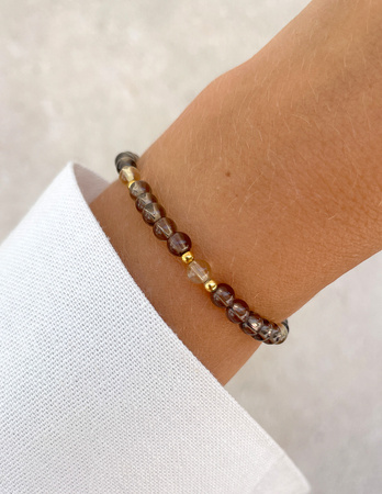 Talizman - kwarc dymny, cytryn, hematyt - ochrona i dobrobyt