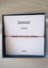 Birthstone Bracelet for January Silver
