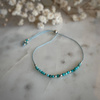 Birthstone Bracelet for December silver