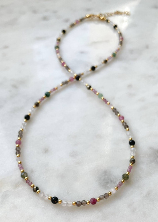 Naszyjnik Znak Zodiaku Koziorożec Kamienie Naturalne