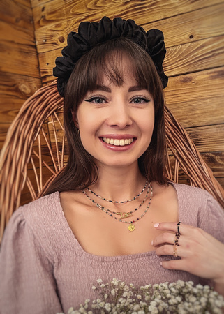 Naszyjnik Znak Zodiaku Koziorożec Kamienie Naturalne Toggle