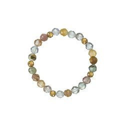 Elastic botswana agate ring 2 mm