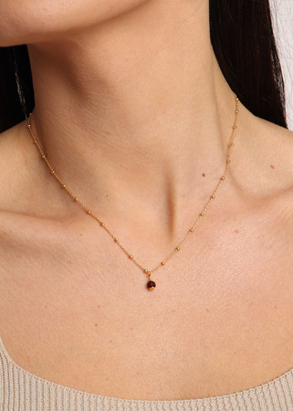 Łańcuszek z zawieszką Granat