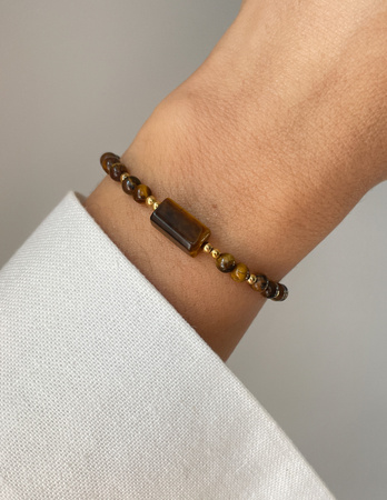 Bransoletka na nici z tygrysim okiem - ochrona, sukces, szczęście