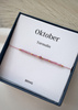 Birthstone Bracelet for October Gold-Plated Silver