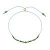 Birthstone Bracelet for December Gold-Plated Silver