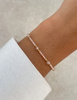 Bracelet Natural Stones Rose Quartz and Rhodochrosite