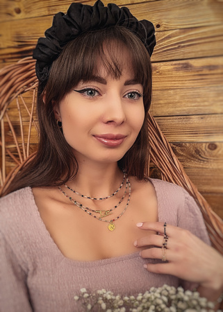 Naszyjnik Znak Zodiaku Koziorożec Kamienie Naturalne Toggle