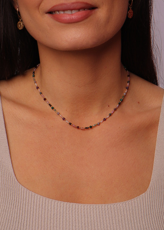 Naszyjnik Znak Zodiaku Skorpion Kamienie Naturalne