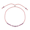 Birthstone Bracelet for July Silver