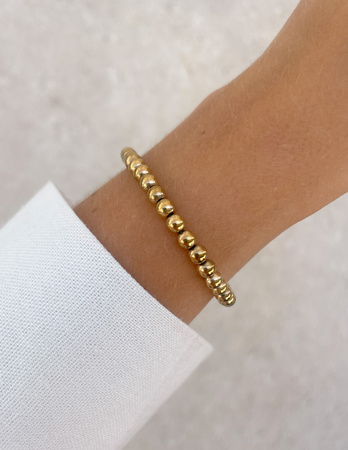 Bransoletka na gumce z hematytem - ochrona, siła, odwaga