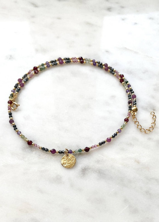 Naszyjnik Znak Zodiaku Baran Kamienie Naturalne z Zawieszką