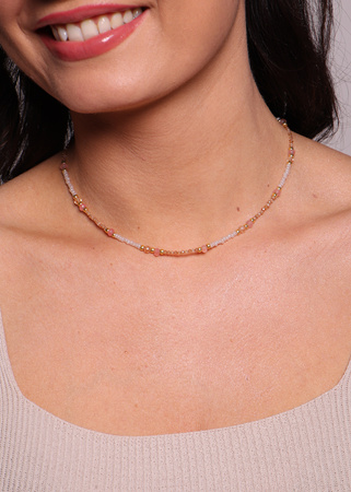 Naszyjnik cyrkonia jadeit toho