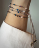 Bracelet Sagittarius zodiac silver balls