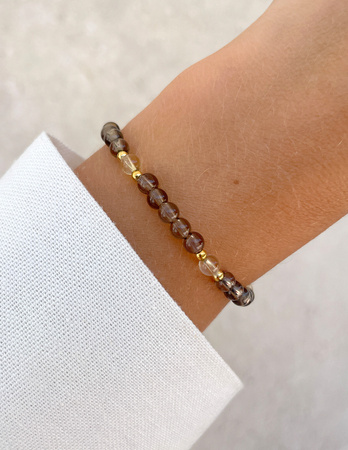 Talizman - kwarc dymny, cytryn, hematyt - ochrona i dobrobyt