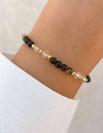 Talizman - obsydian, cytryn, hematyt - ochrona i dobrobyt