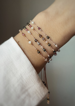 Bracelet zodiac sign Capricorn with silver balls