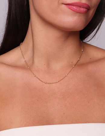 Necklace made of natural stones dendritic agate gold-plated toggle with a pendant