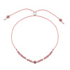 Birthstone Bracelet for October Silver