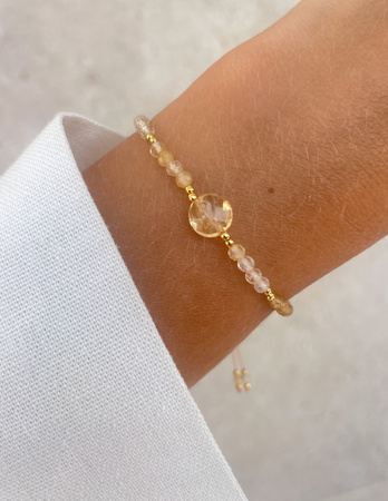 Bransoletka na nici z cytrynu - sukces, szczęście i dobrobyt