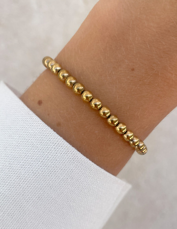 Bransoletka na gumce z hematytem - ochrona, siła, odwaga