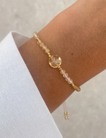 Bransoletka na nici z cytrynu - sukces, szczęście i dobrobyt