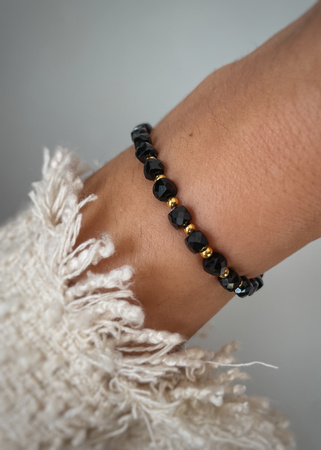 Bransoletka na gumce spinel