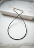 Choker necklace made of natural spinel stones