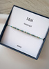 Birthstone Bracelet for May Gold-Plated Silver