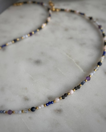 Naszyjnik Znak Zodiaku Strzelec Kamienie Naturalne