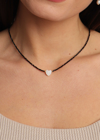 Naszyjnik Spinel i Masa Perłowa