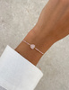 Bracelet Natural Stones Rose Quartz and Rhodochrosite