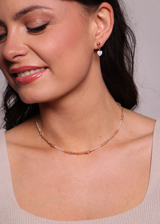 Naszyjnik cyrkonia jadeit toho