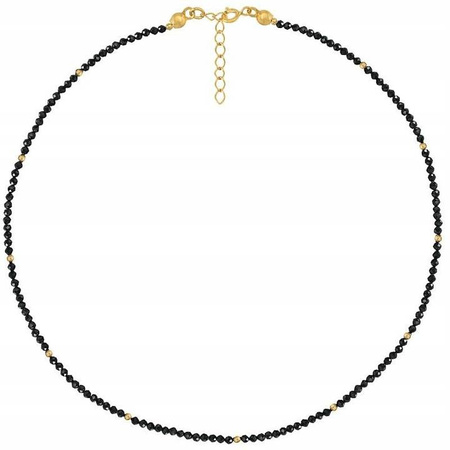 Choker necklace made of natural spinel stones