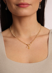 Necklace made of natural spinel stones