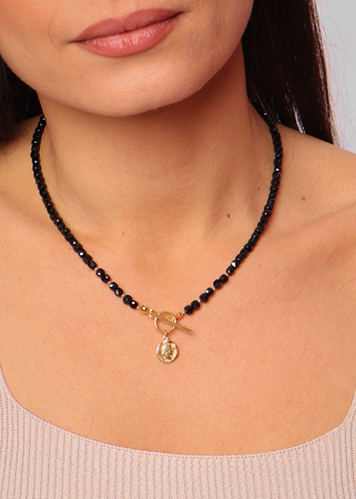 Naszyjnik spinel kostka z zawieszką