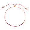 Birthstone Bracelet for July Gold-Plated Silver