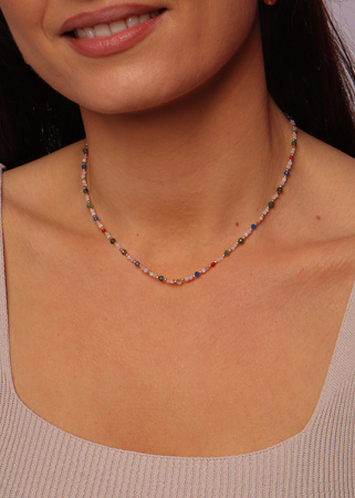 Naszyjnik Znak Zodiaku Rak Kamienie Naturalne