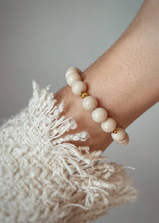 Bransoletka na gumce z Jaspisów