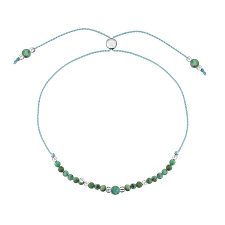 Birthstone Bracelet for December silver