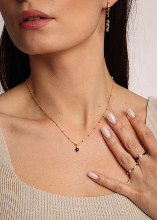 Łańcuszek z zawieszką Granat