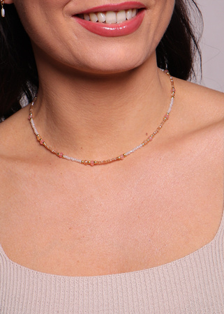 Naszyjnik cyrkonia jadeit toho