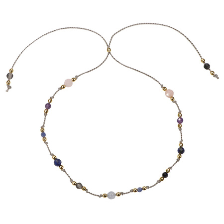 Bransoletka znak zodiaku Strzelec pozlacane kulki