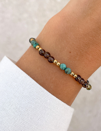 Talizman - kwarc dymny, turkus afrykański, hematyt - ochrona i relacje