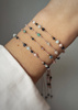 Bracelet zodiac sign Aquarius silver balls