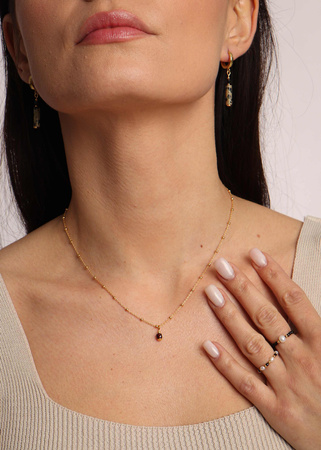 Łańcuszek z zawieszką Granat