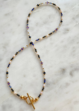 Naszyjnik Znak Zodiaku Strzelec Kamienie Naturalne Toggle